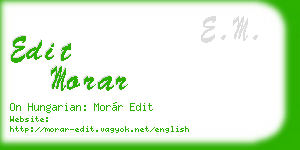 edit morar business card